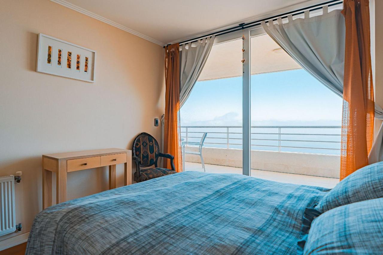 Hermoso Departamento Con Insuperable Vista Al Mar Lägenhet Vina del Mar Exteriör bild