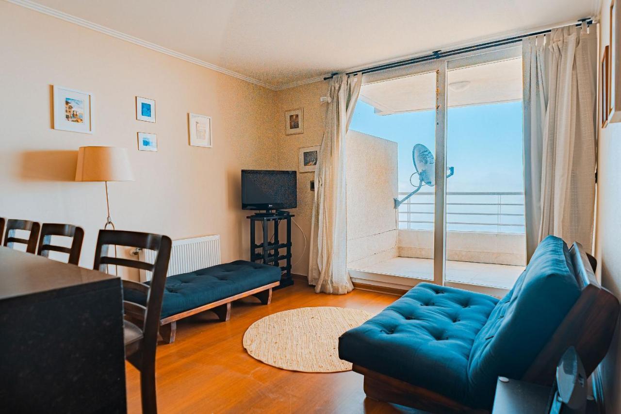 Hermoso Departamento Con Insuperable Vista Al Mar Lägenhet Vina del Mar Exteriör bild