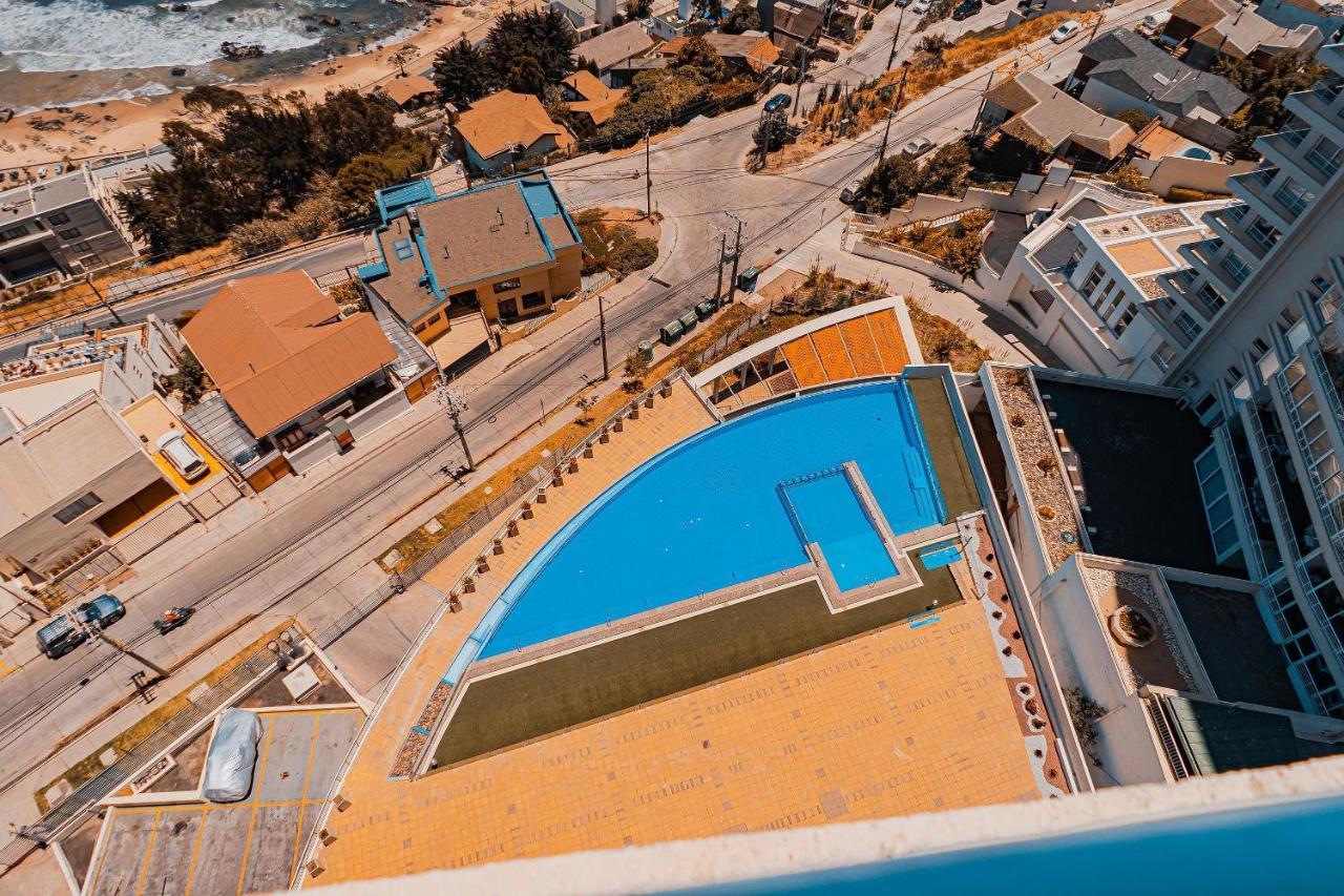 Hermoso Departamento Con Insuperable Vista Al Mar Lägenhet Vina del Mar Exteriör bild