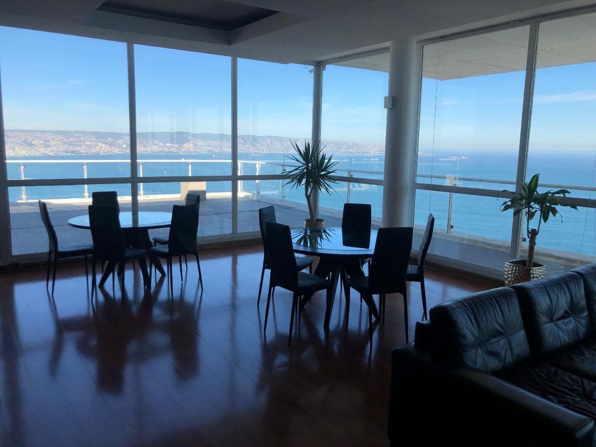 Hermoso Departamento Con Insuperable Vista Al Mar Lägenhet Vina del Mar Exteriör bild